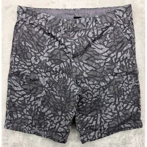 Nike Air Jordan Men's Shorts 40 Black Gray Fragmented Camo  Jumpman 612945-010‎